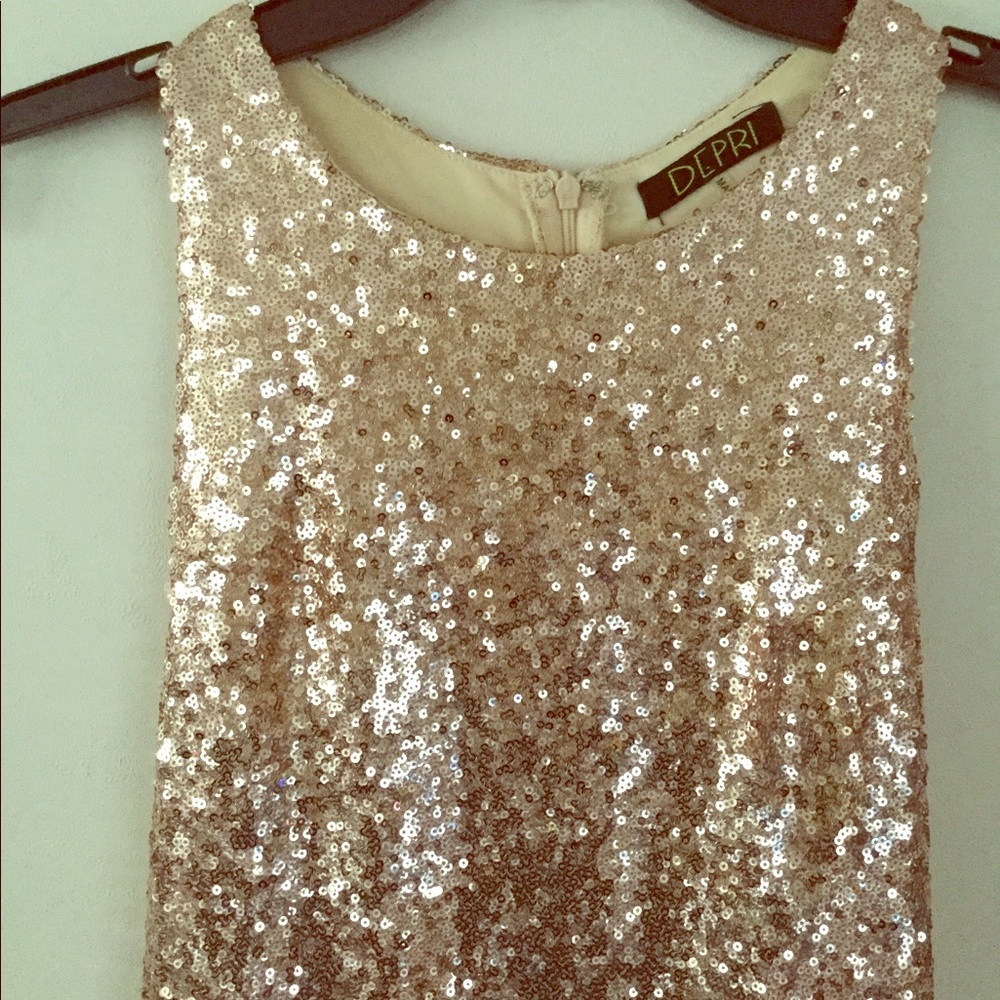 Depri gold party dress